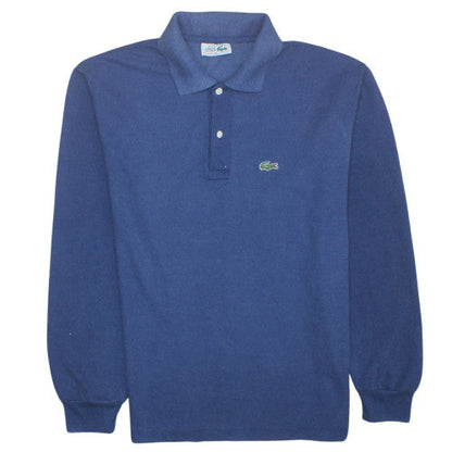 Lacoste Men's Blue Long Sleeve Cotton Polo Shirt XL Classic Fit