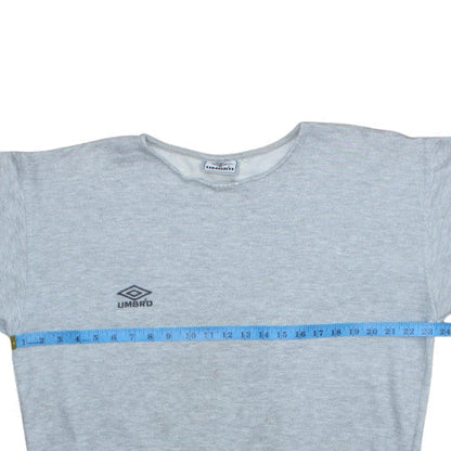 Mens UK Size L Umbro Grey Pullover Sweatshirt