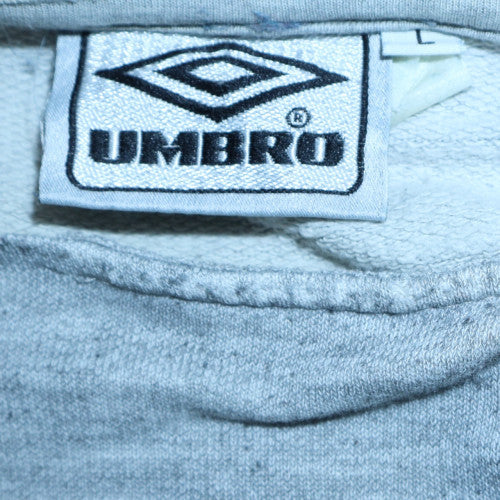 Mens UK Size L Umbro Grey Pullover Sweatshirt