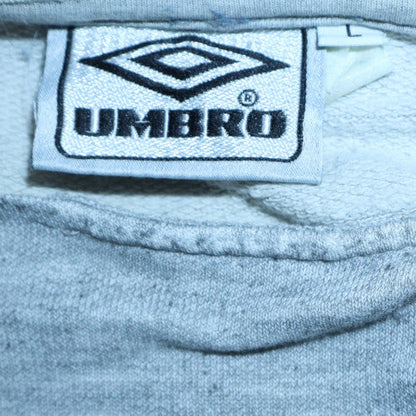 Mens UK Size L Umbro Grey Pullover Sweatshirt