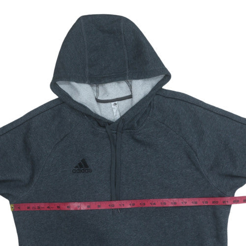 Mens UK Size M Adidas Grey Pullover Hoodie