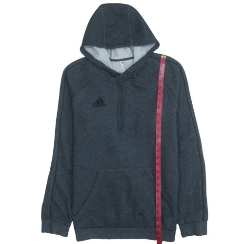 Mens UK Size M Adidas Grey Pullover Hoodie