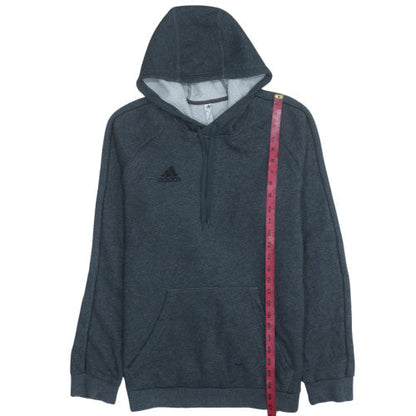 Mens UK Size M Adidas Grey Pullover Hoodie