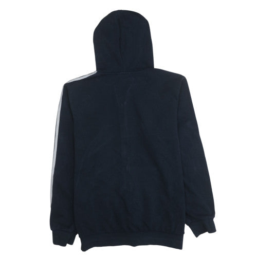 Mens UK Size L adidas Blue Full Zip Hoodie