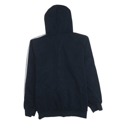 Mens UK Size L adidas Blue Full Zip Hoodie