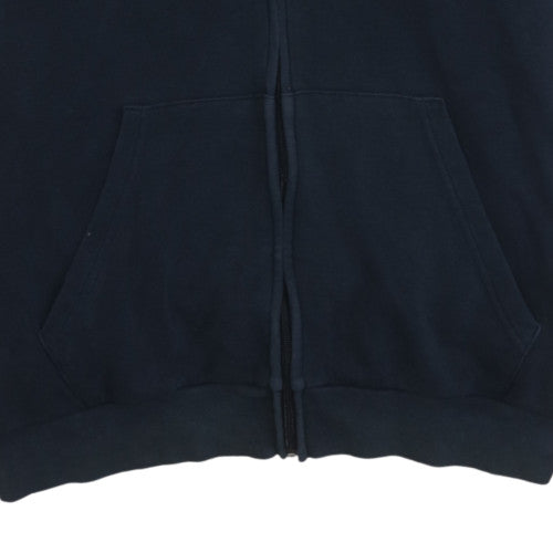 Mens UK Size L adidas Blue Full Zip Hoodie
