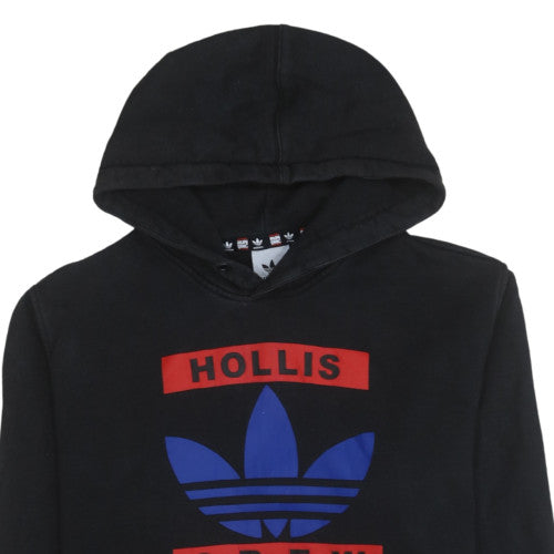 Mens UK Size L adidas Black Pullover Hoodie