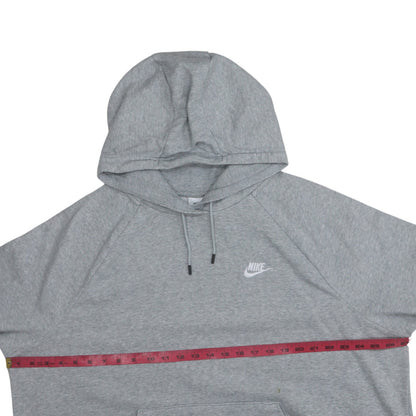 Mens UK Size 2XL Nike Grey Pullover Hoodie