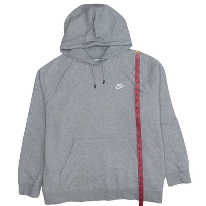 Mens UK Size 2XL Nike Grey Pullover Hoodie