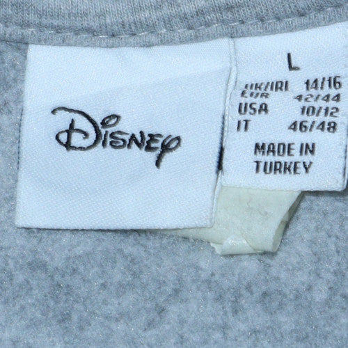 Womens UK Size L Disney Grey Pullover Sweatshirt