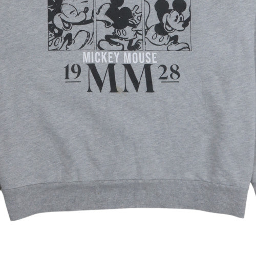 Womens UK Size L Disney Grey Pullover Sweatshirt