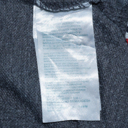 Hilfiger Denim Men's Grey Polo Shirt XL Cotton Short Sleeve Classic Fit