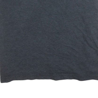 Hilfiger Denim Men's Grey Polo Shirt XL Cotton Short Sleeve Classic Fit