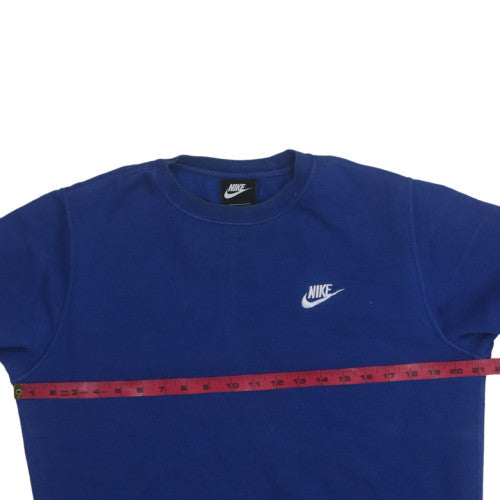 Mens UK Size S Nike Blue Pullover Sweatshirt