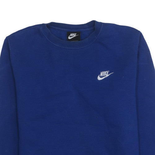 Mens UK Size S Nike Blue Pullover Sweatshirt