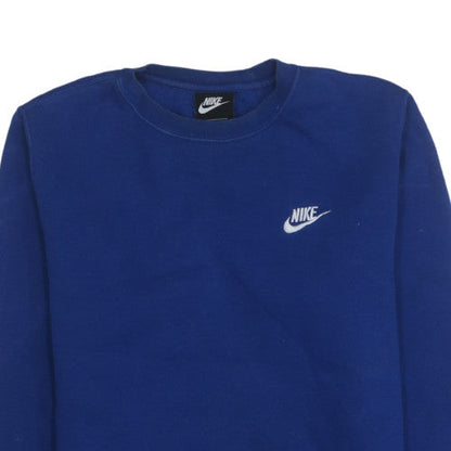 Mens UK Size S Nike Blue Pullover Sweatshirt
