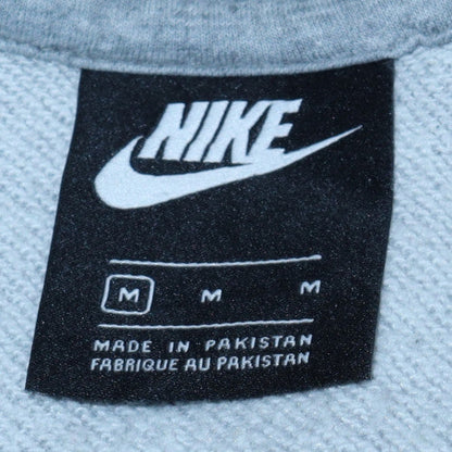 Mens UK Size M Nike Grey Full Zip Hoodie