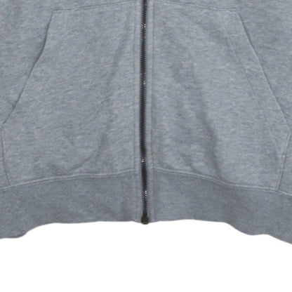 Mens UK Size M Nike Grey Full Zip Hoodie