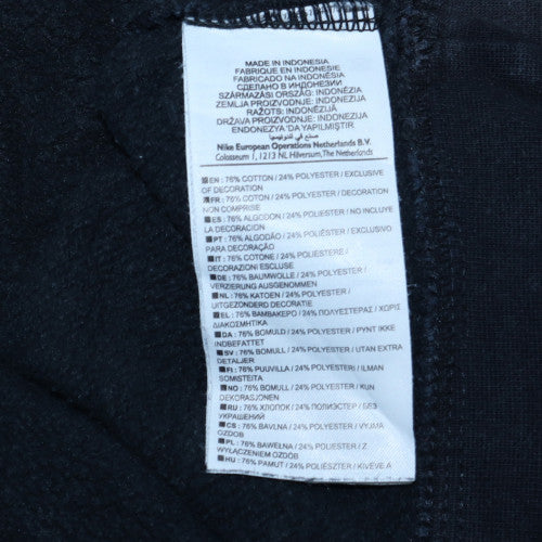 Mens UK Size S Nike Black Pullover Hoodie