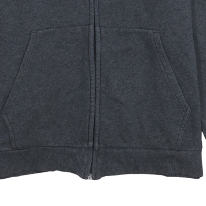 Mens UK Size L Under Armour Grey Full Zip Hoodie