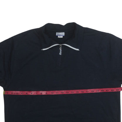 Mens UK Size L Reebok Black Pullover Sweatshirt