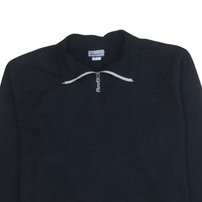 Mens UK Size L Reebok Black Pullover Sweatshirt