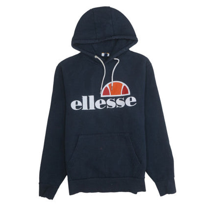 Mens UK Size L Ellesse Blue Pullover Hoodie