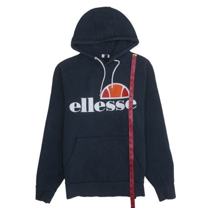 Mens UK Size L Ellesse Blue Pullover Hoodie