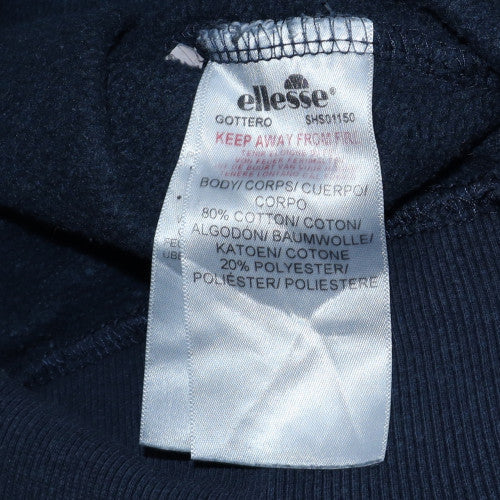 Mens UK Size L Ellesse Blue Pullover Hoodie