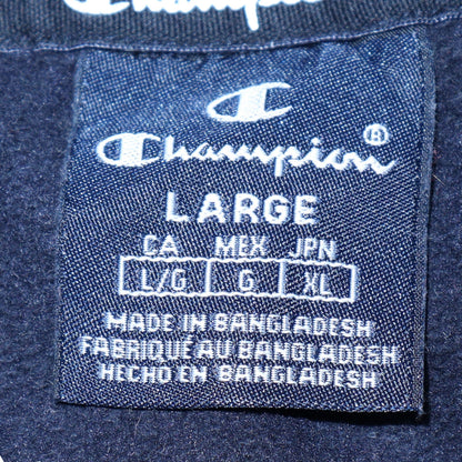 Mens UK Size L Champion Black Pullover Hoodie