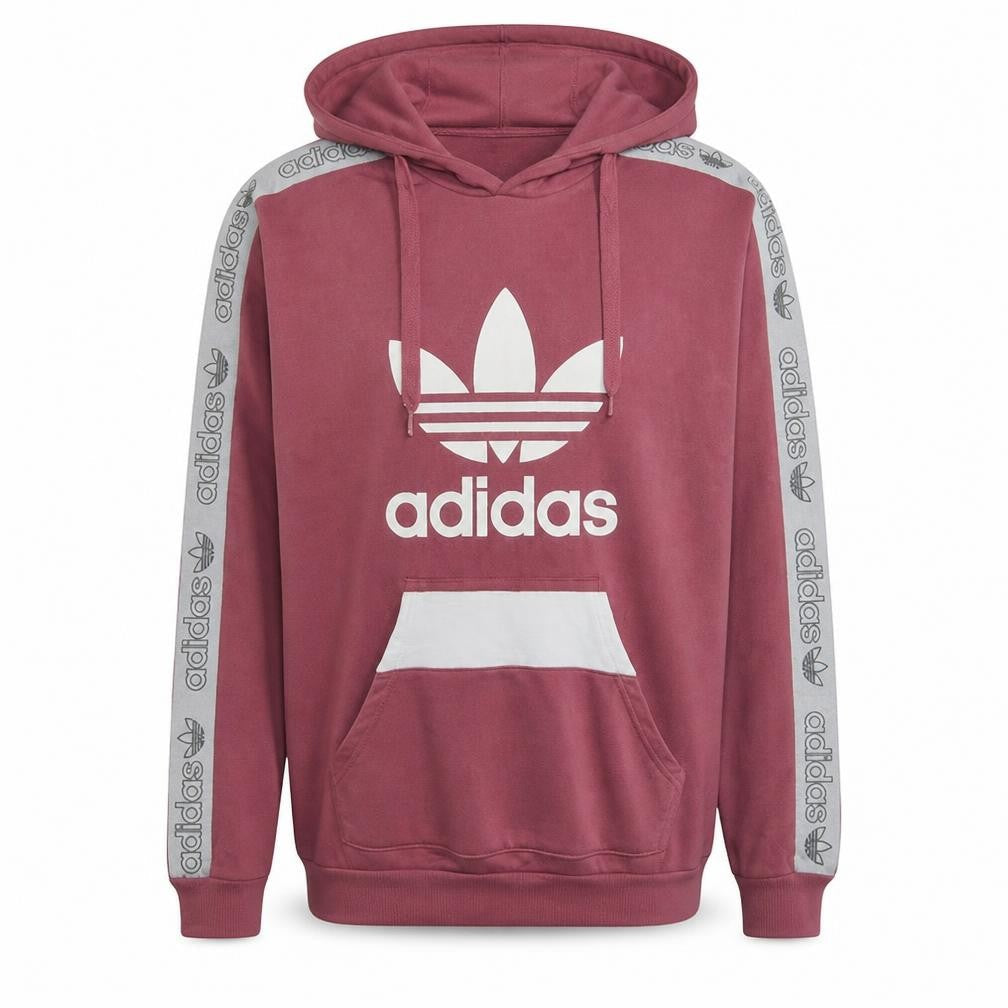 Womens UK Size 10 Adidas Pink Pullover Hoodie