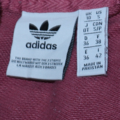 Womens UK Size 10 Adidas Pink Pullover Hoodie