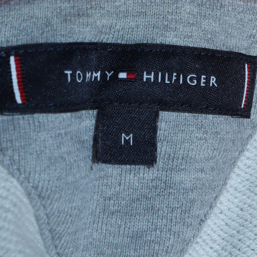 Mens UK Size M Tommy Hilfiger Grey Pullover Hoodie