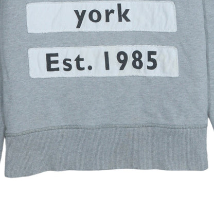 Mens UK Size M Tommy Hilfiger Grey Pullover Hoodie