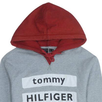 Mens UK Size M Tommy Hilfiger Grey Pullover Hoodie