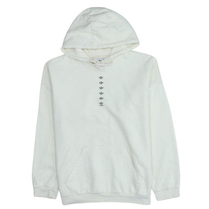 Womens UK Size 18 Adidas White Pullover Hoodie
