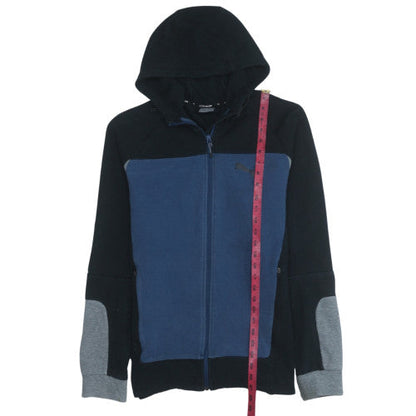 Mens UK Size L Puma Blue Full Zip Hoodie