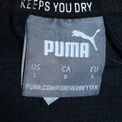 Mens UK Size L Puma Blue Full Zip Hoodie