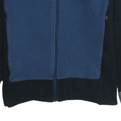 Mens UK Size L Puma Blue Full Zip Hoodie