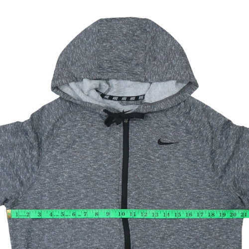 Mens UK Size L Nike Grey Full Zip Hoodie