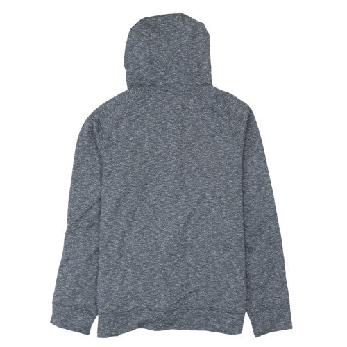 Mens UK Size L Nike Grey Full Zip Hoodie