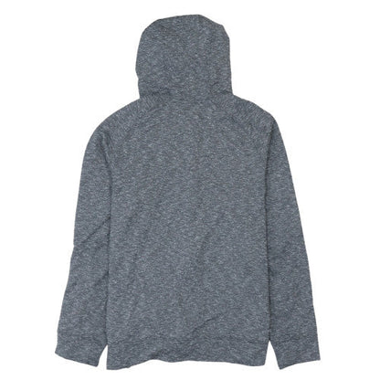 Mens UK Size L Nike Grey Full Zip Hoodie