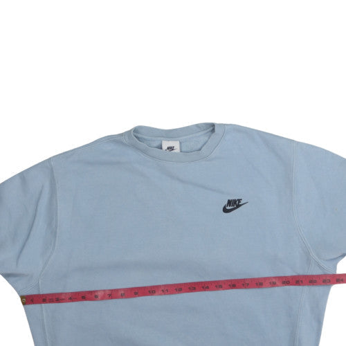 Mens UK Size M Nike Blue Pullover Sweatshirt