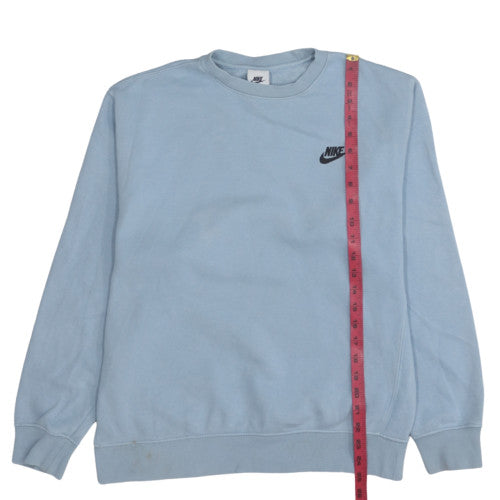 Mens UK Size M Nike Blue Pullover Sweatshirt