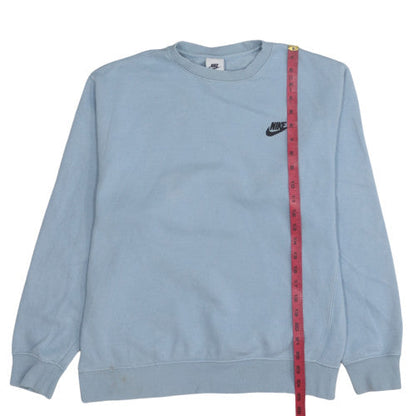 Mens UK Size M Nike Blue Pullover Sweatshirt