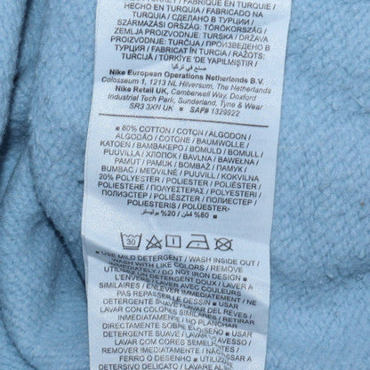 Mens UK Size M Nike Blue Pullover Sweatshirt