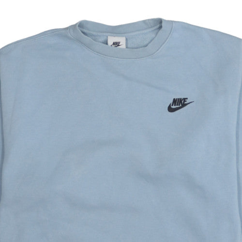 Mens UK Size M Nike Blue Pullover Sweatshirt
