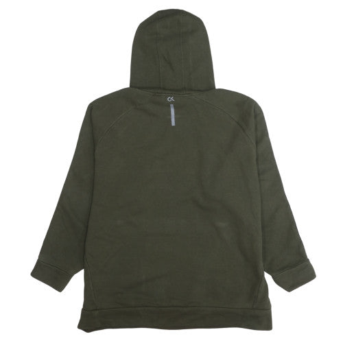 Mens UK Size L Calvin Klein Green Pullover Hoodie