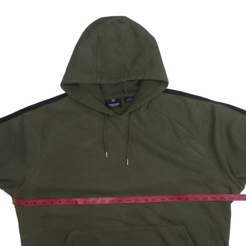 Mens UK Size L Calvin Klein Green Pullover Hoodie
