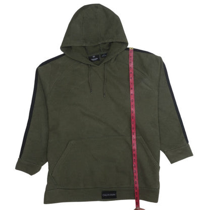 Mens UK Size L Calvin Klein Green Pullover Hoodie